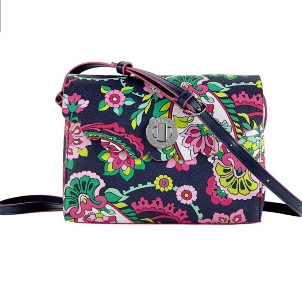 Vera Bradley Scalloped Hipster Petal Paisley Bag